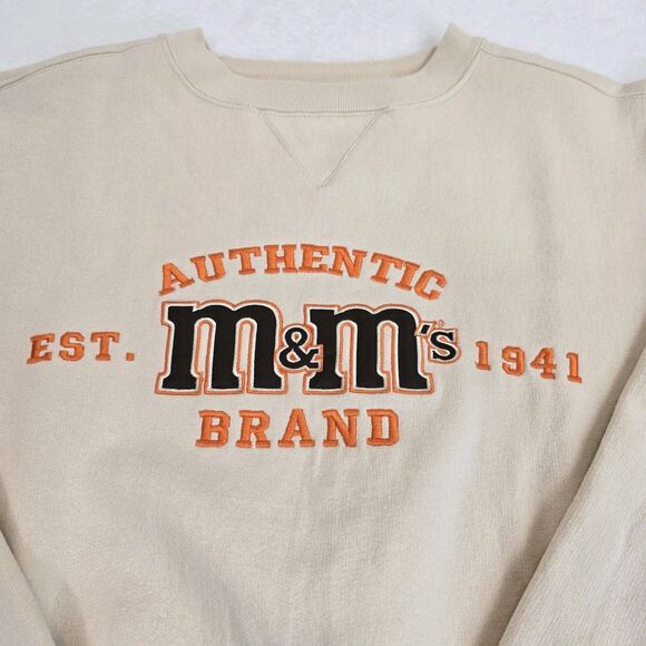 M&M's World Sweatshirt Women's Small Authentic Brand Pullover Crewneck 1941 - Picture 3 of 10